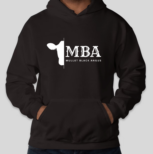 MBA Hoodie - 1/2 Cow Logo